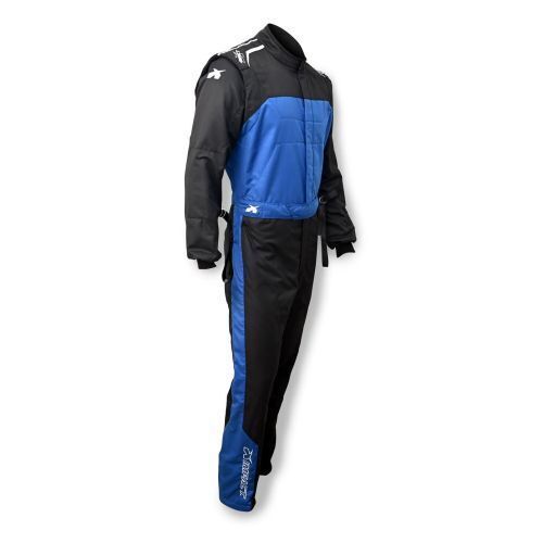 Impact Racing 21411306 Mini Racer 2.4 Driving Suit - Black/Blue, Youth Small, US $524.95, image 2