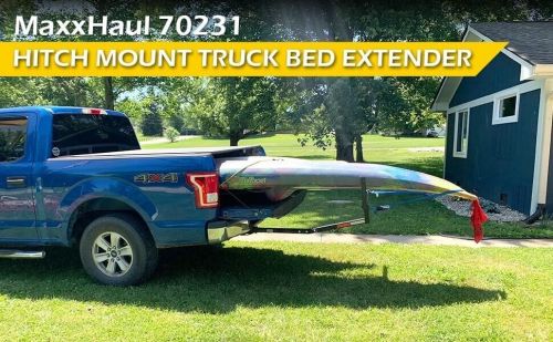 Durable 37x19in hitch mount extender for trucks - ideal for kayaks &amp; ladders