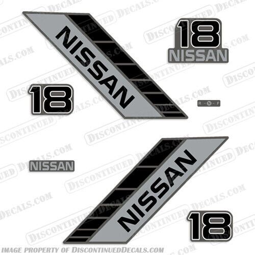 Fits Nissan 18hp Outboard Motor Engine Decal Kit - 1984 - 1995, US $64.95, image 3