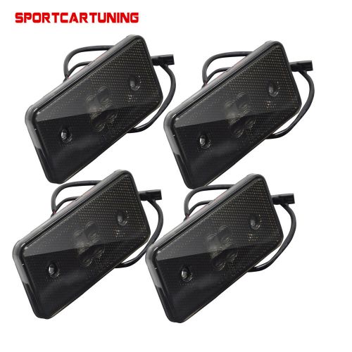 F&amp;r led side marker lights smoked for 02-14 mercedes-benz w463 g500 g550 g-class