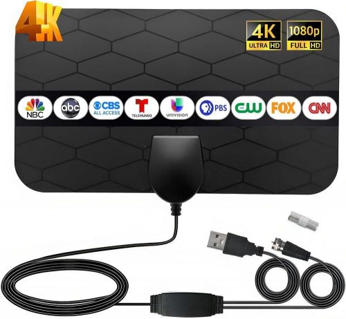 Digital HD Indoor TV Antenna - 360° Reception, 4K Support, 10ft Coaxial Cable, US $11.99, image 7