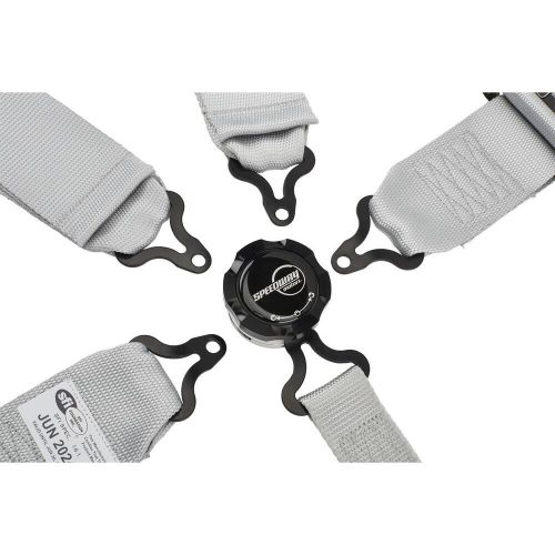 Speedway Elite, 5 Point Seat Belt Harness, Cam Lock, Silver, US $101.99, image 5