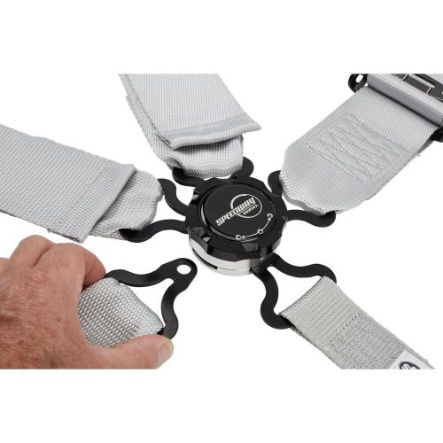 Speedway Elite, 5 Point Seat Belt Harness, Cam Lock, Silver, US $101.99, image 6