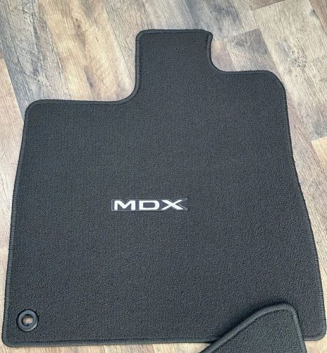 2014-2020 genuine oem acura mdx 4pc 4 piece floor mats set dark grey