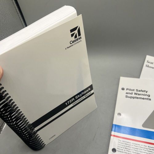 Cessna Skyhawk 172P 1986 Information Manual Vintage Owners Pilot Brand New, US $42.99, image 4