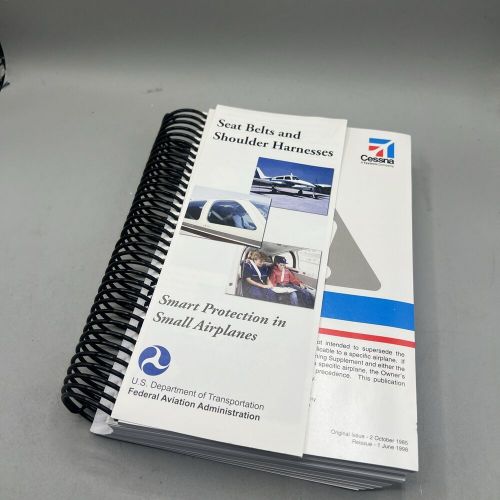Cessna Skyhawk 172P 1986 Information Manual Vintage Owners Pilot Brand New, US $42.99, image 10
