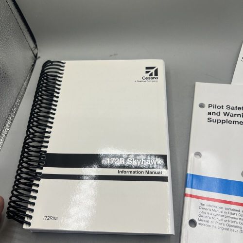 Cessna Skyhawk 172P 1986 Information Manual Vintage Owners Pilot Brand New, US $42.99, image 13