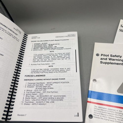 Cessna Skyhawk 172P 1986 Information Manual Vintage Owners Pilot Brand New, US $42.99, image 15