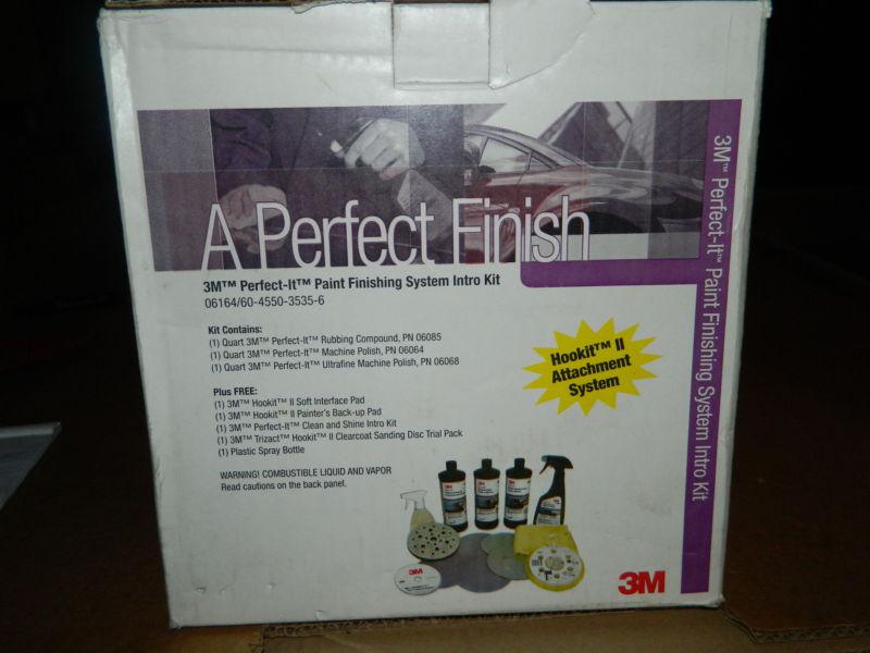 New 3m 06164 perfect-it paint finishing intro kit hookit ii attachment system