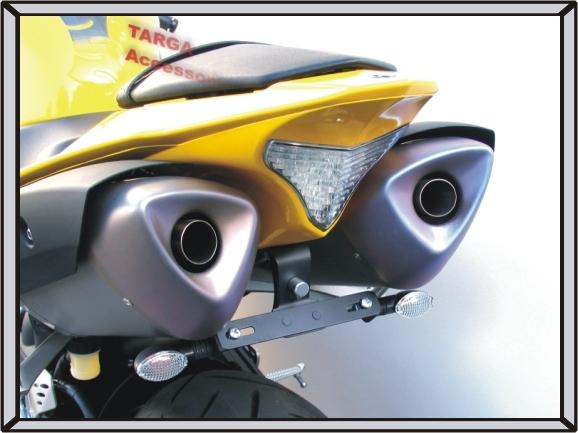 2013 yamaha yzfr1 targa fender eliminator + led tag light + choice of signals