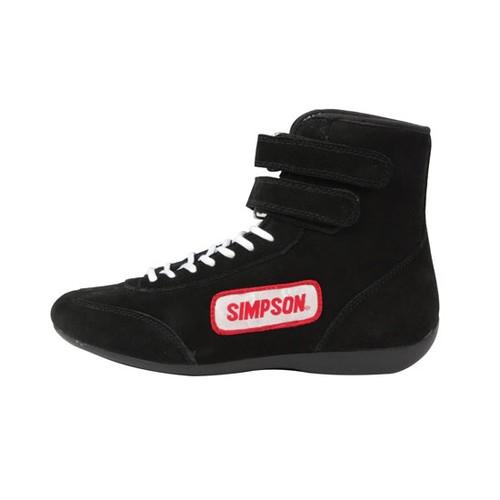 New Simpson Suede Hightop Driving Shoes Black Size 10.5, US $99.99, image 4