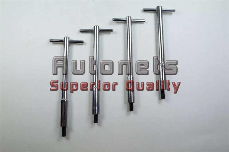 Ford pontiac chrome 5 3/8" tall 5/16-18 x 1 1/2" t-bar wing nut bolt hot rat rod