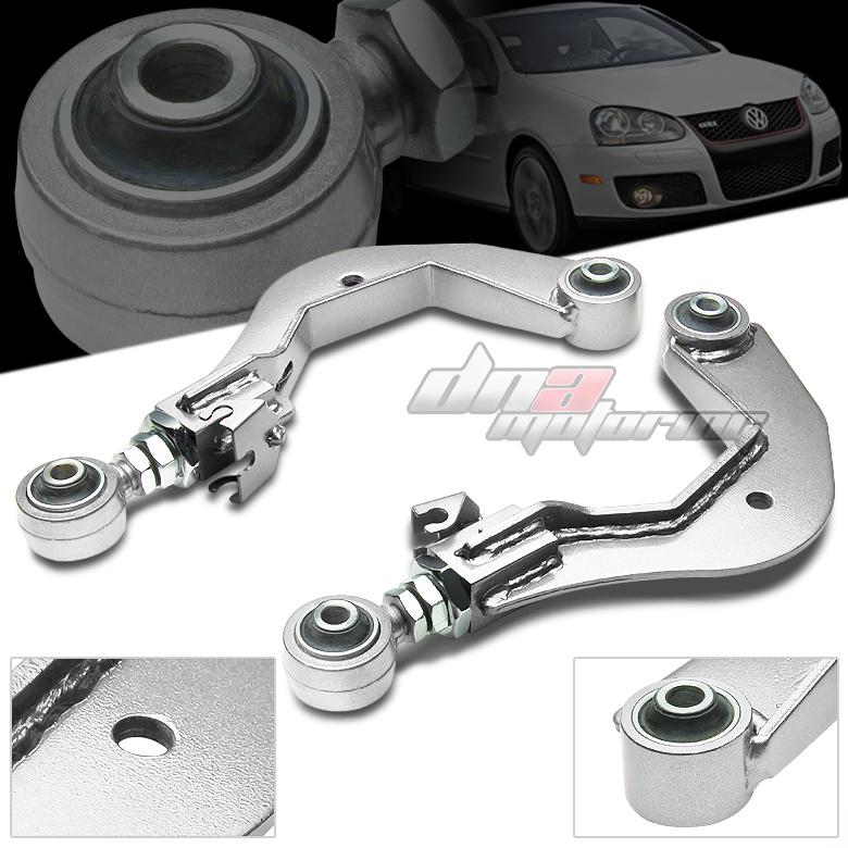 03-13 vw golf mk5/mk6/gti/audi a3 silver rear camber control suspension arm kit