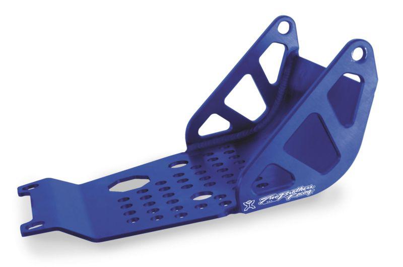 2 brothers exhaust pro skid plates - blue 022-8-24