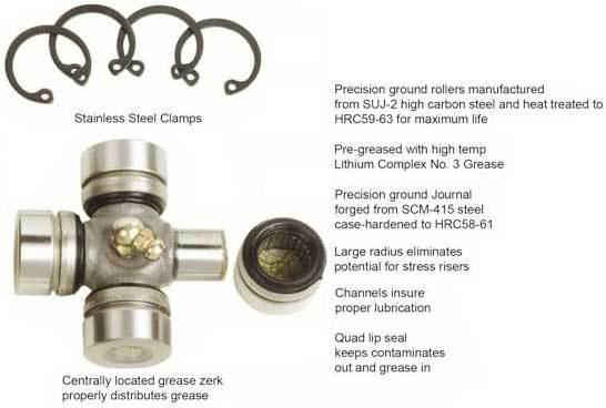 All balls u-joint frnt axle can am outlander 800 06-12 renegade 800 07-11