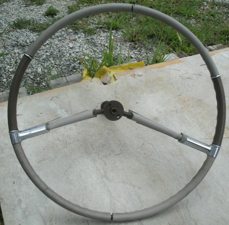 1957 57 58 cadillac caddy steering wheel frame core ring chrome interior oem