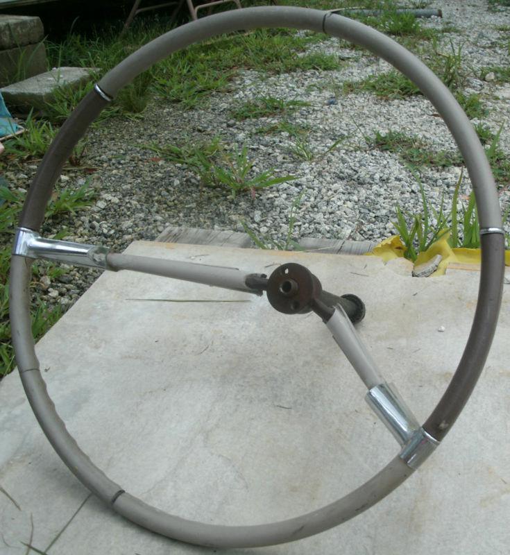 1957 57 58 Cadillac Caddy Steering Wheel Frame Core Ring Chrome Interior OEM, US $59.99, image 5