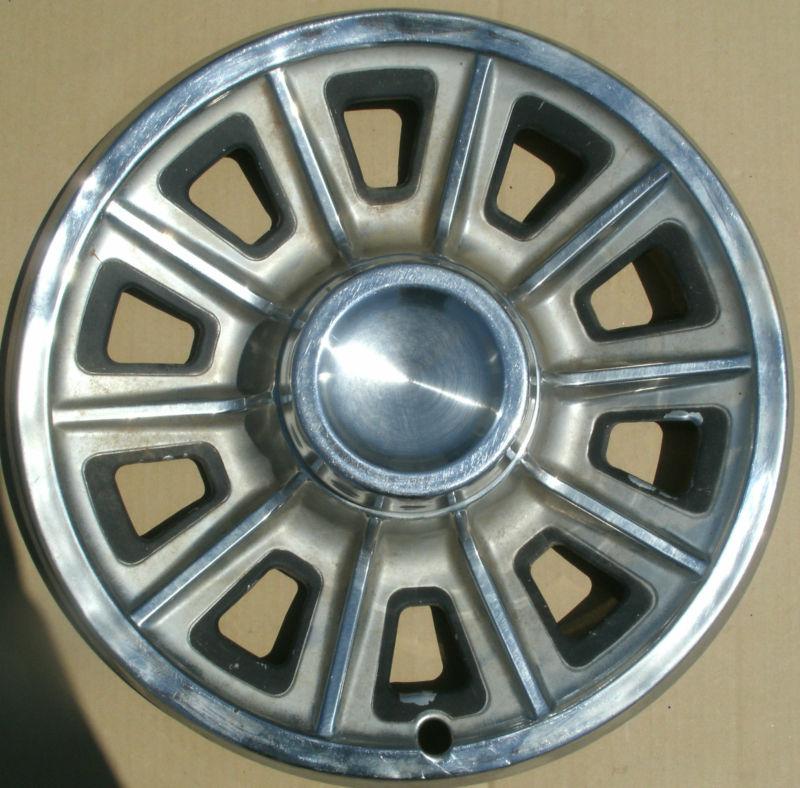 1966 66 pontiac tempest 14" wheel cover hubcap classic cars oem original vintage