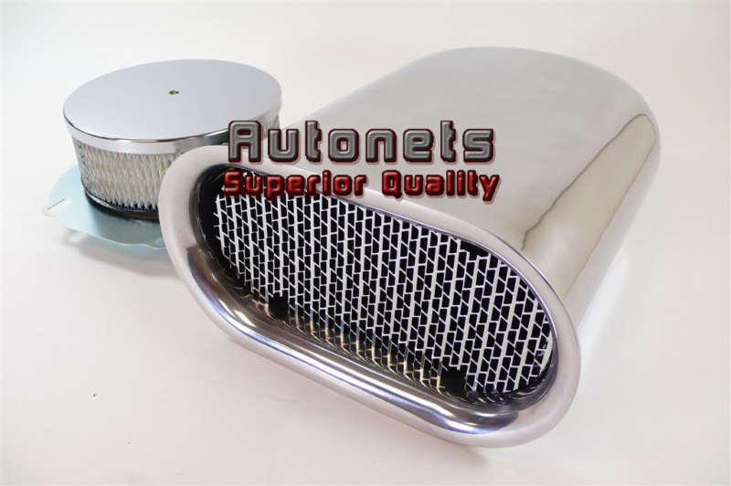 Buy Finned Aluminum scoop single carb Bug Catcher ShotGun Scoop blower