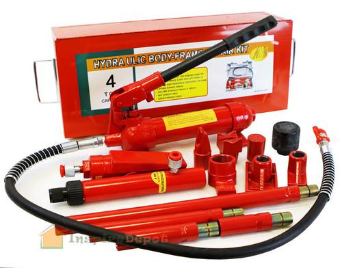 Hydraulic 4 ton body frame repair kit porta power tools auto shop ram body 