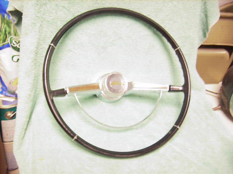 Original 1965 chevy impala steering wheel black hot rod 32 ford gasser rat chev