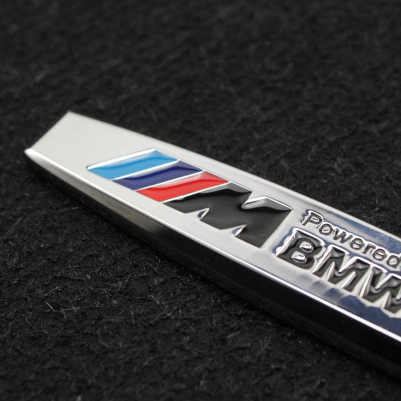 M power metal trunk fender logo emblem badge for bmw e46 e39 e90 e92 m3 m5 m6 s