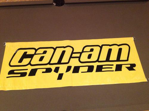 Can am spyder heavy duty wall banner