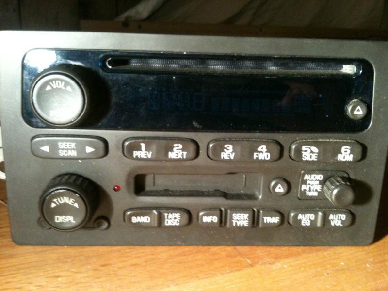 Chevy gmc cadillac factory(oem) radio, tape, and cd player