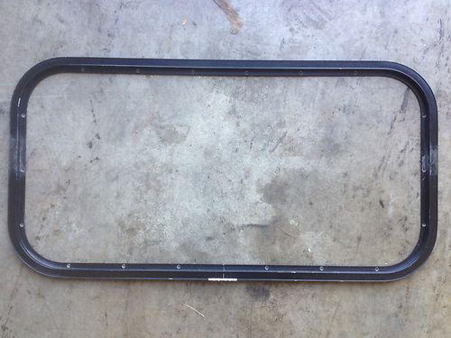 30 x 15 rv window greenhouse trim ring black