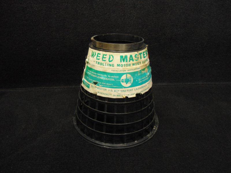 Wm#6 weed master's lower unit weed guard model#105 silvertrol super 24