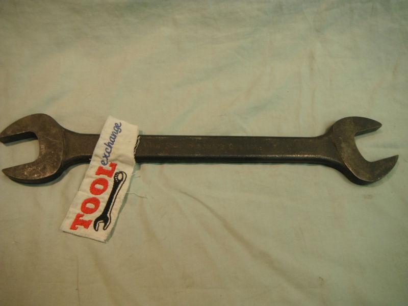 Snap on tools 1-3/16" x 1-5/16" open end wrench s3842b industrial finish 16"long
