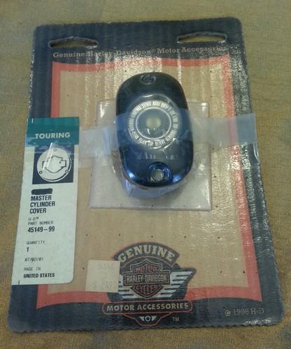 Harley davidson master cylinder cover  99 - later touring 2000 softail model nos