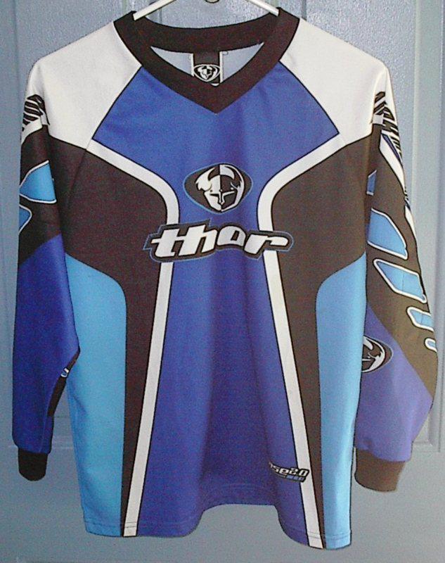 Thor racing phase 2.0 motocross shirt youth size large barely used! look!