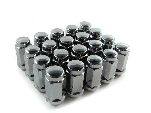 Lug nuts bulge acorn 14x1.5 lugs nut 20 pc chevy hi strength