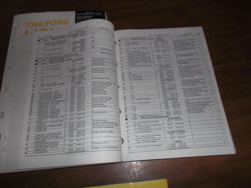 Purchase 2000 Ford Trucks Parts Catalog Manual F150 F250 F350 Super