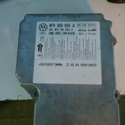 2005 05 audi a6 c6 3.2 - air bag control module computer 4f0 959 655 a
