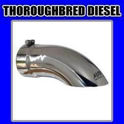Mbrp exhaust tip tip 5" turn down 5 inch inlet 14" length t304 diesel ss t5085