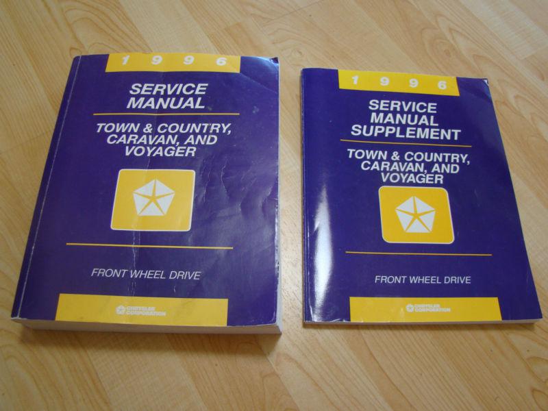 1996 town & country, caravan and plymouth voyager van service  manual&supplement