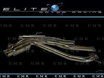 Tenrai series catback exhaust system 88-91 civic h/b