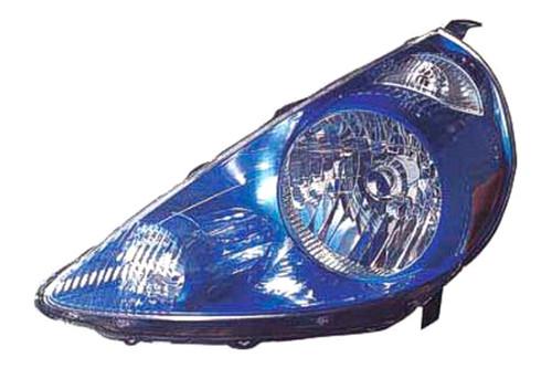 Replace ho2502132 - 07-08 honda fit front lh headlight lens housing