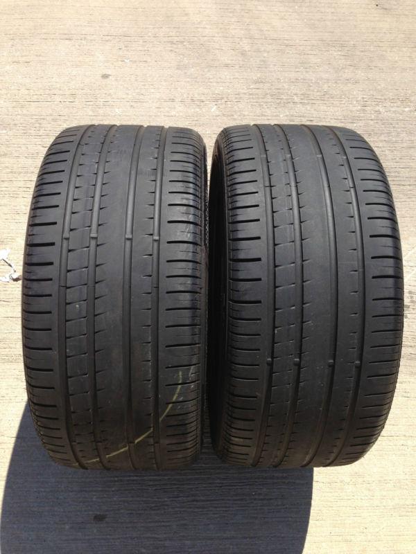 (2) pair pirelli pzero rosso mo 295/35 zr21 107y "6/32"