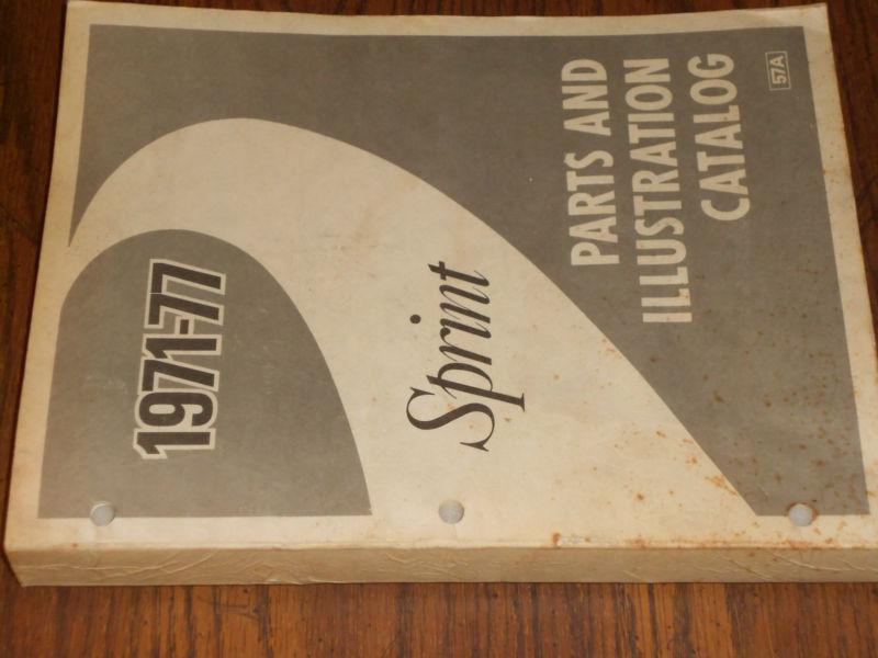 1971-1977 / GMC SPRINT (EL CAMINO?) PARTS BOOK / ORIGINAL PARTS CATALOG, US $74.50, image 2