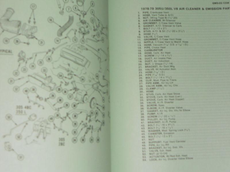 1971-1977 / GMC SPRINT (EL CAMINO?) PARTS BOOK / ORIGINAL PARTS CATALOG, US $74.50, image 8