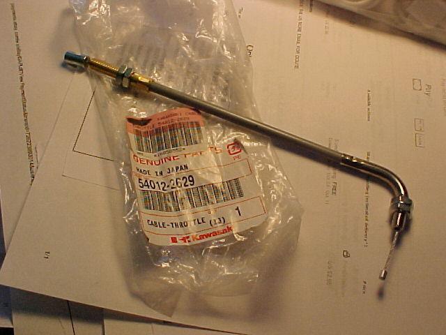 Nos new kawasaki cable throttle 54012-2629