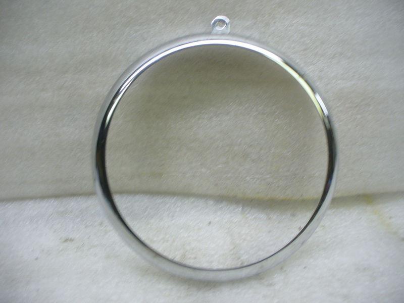 Harley fxst xl custom 5 3/4" chrome trim ring bezel.