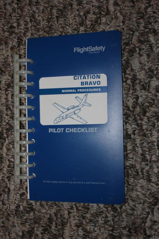 Citation bravo normal procedures pilot checklist from flight safety