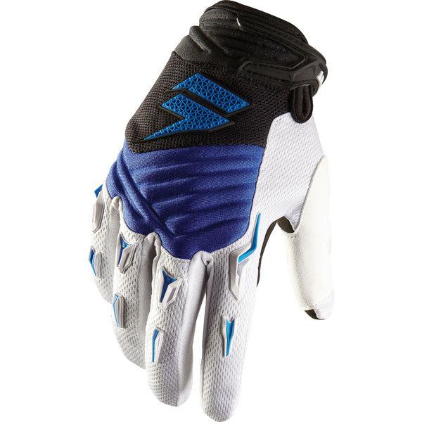 Blue/white m shift racing strike gloves 2013 model