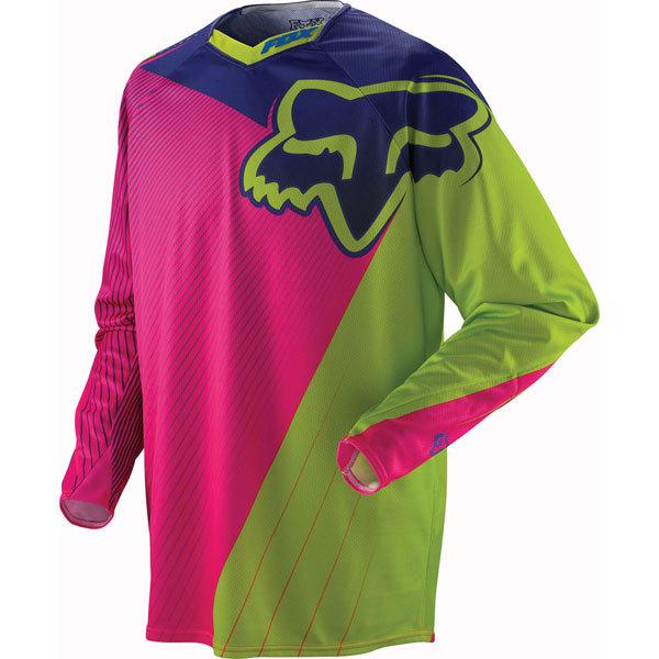 Green m fox racing 360 flight jersey 2013 model