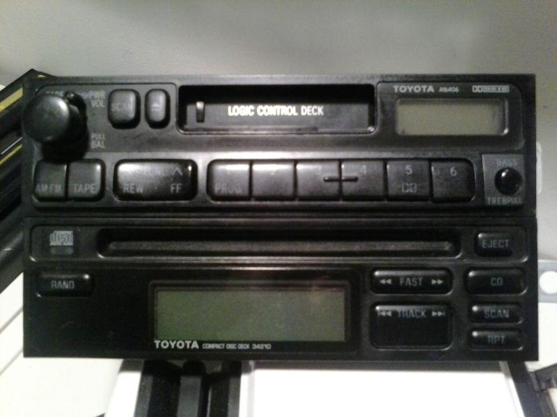 1995 toyota camry  radio cassette and cd a16406 oem * 34210  08601-00812
