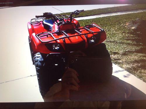 Four wheeler, all terrain vehicle